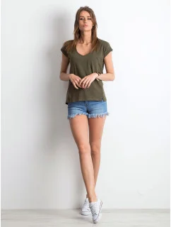 Tričko RV TS 4839.21P khaki