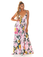 Sexy Maxidress V-Neck & open back