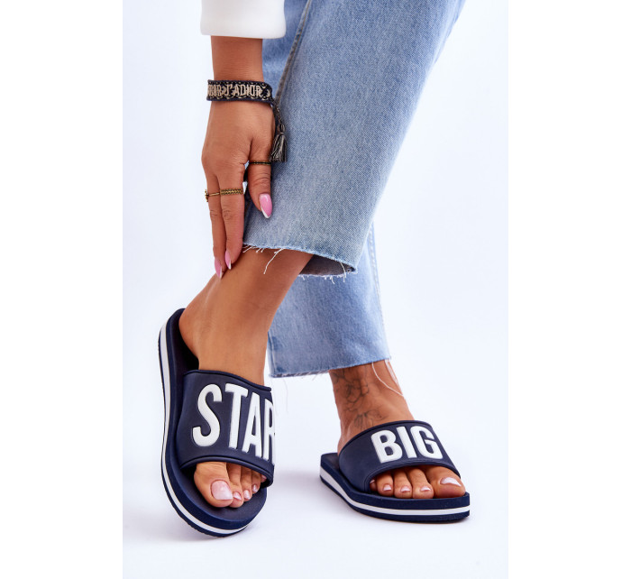 Dámske papuče Big Star Classic navy blue
