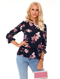 Blúzka Breanna Dark Blue - Merribel