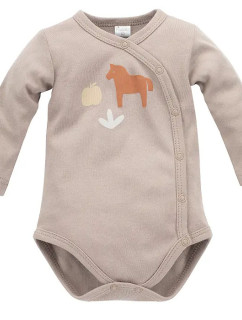 Pinokio Drevené body s gombíkmi Pony Beige