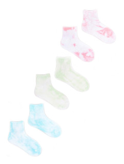 Dívčí kotníkové bavlněné ponožky Tie Dye 3Pack model 17232362 Multicolour - Yoclub