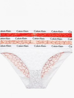 Čipkové nohavičky 3-pack - QD3926E - W5F - Mix farieb - Calvin Klein