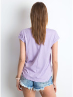 Svetlo fialové tričko Vibes