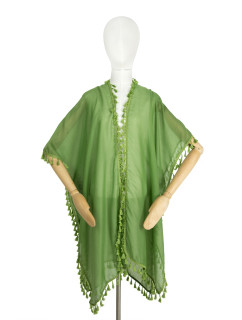 Art of Polo Poncho sz23181-7 Lime