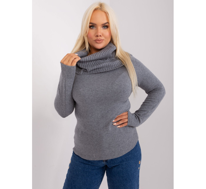 Sweter PM SW PM724.26P ciemny szary