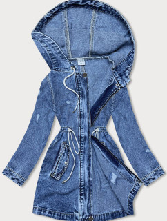 Volná dámská džínová bunda ve světle modré barvě  model 18845683 - Good looking