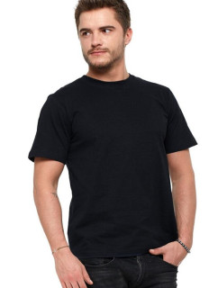 Pánske bavlnené tričko Basic čierne
