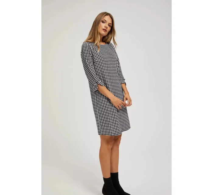 Houndstooth šaty