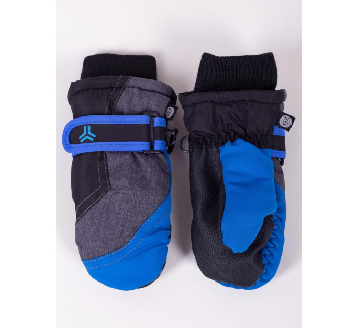 Yoclub Chlapčenské zimné lyžiarske rukavice REN-0291C-A110 Viacfarebné