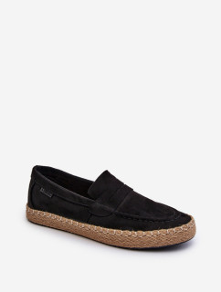 Pánske semišové espadrilky Eco Big Star Black