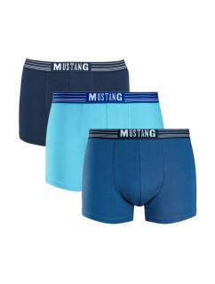 Pánske boxerky 3PACK Retro 4224 1003 521 Dark Blue / Light Blue - Mustang