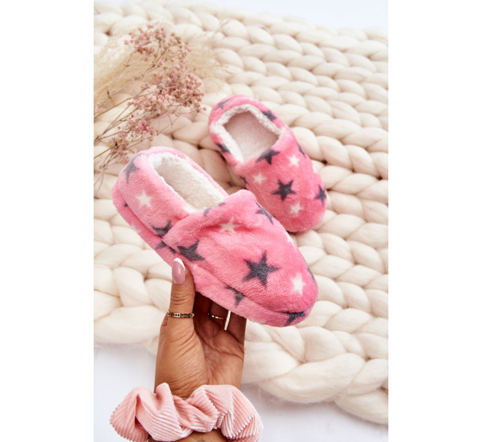 Detské zateplené ponožky Stars Pink Meyra