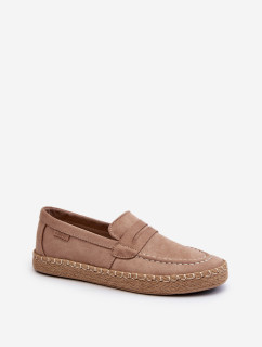 Pánske semišové espadrilky Eco Big Star Beige