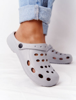 Dámske slip-on Crocs Grey Foam EVA