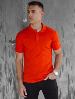 Oranžové pánske polo tričko Dstreet PX0609