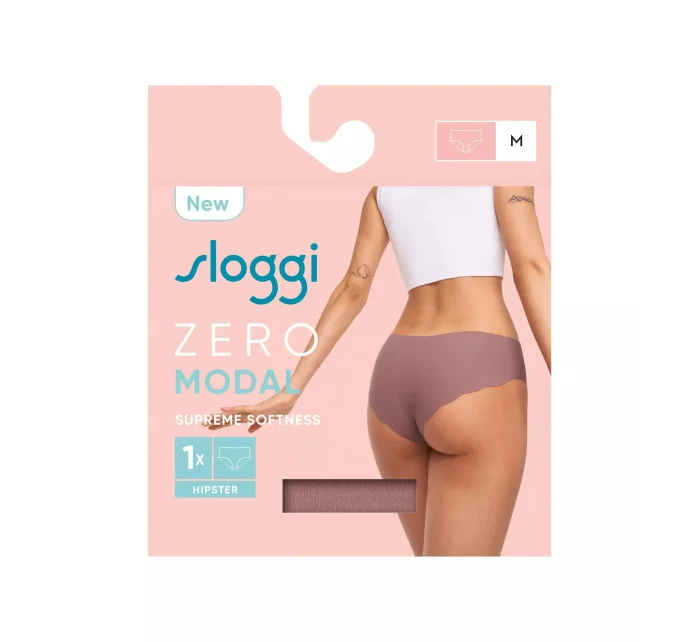 Dámske nohavičky ZERO Modal 2.0 Hipster - CACAO - kakaové 1141 - SLOGGI