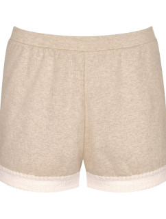 Dámske krátke nohavice GO Ribbed Short - GRAY - sv. béžová M013 - SLOGGI