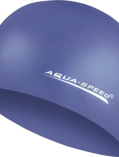 AQUA SPEED Plavecká čepice Mega Navy Blue Pattern 10