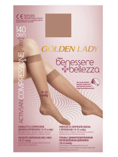 Dámske podkolienky Golden Lady Benessere & Bellezza 140 den