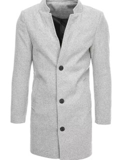 Pánsky jednoradový kabát sivý Dstreet CX0428