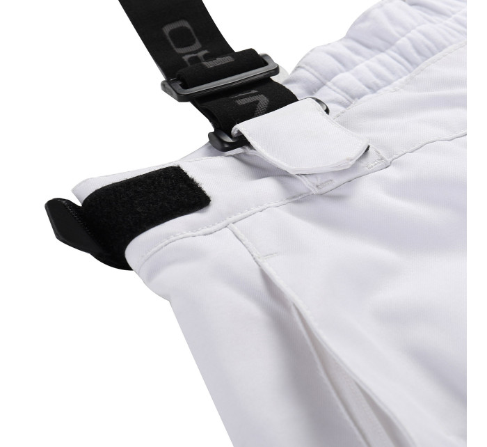 Dámske lyžiarske nohavice s membránou ptx ALPINE PRO OSAGA white