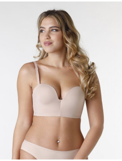 Dámska push-up podprsenka pre hlboký výstrih na chrbte WONDERBRA ULTIMATE Backless BRA - WONDERBRA - telová