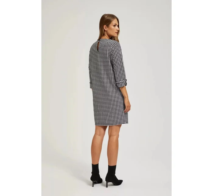 Houndstooth šaty