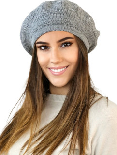 Beret model 19646478 Šedá - Kamea