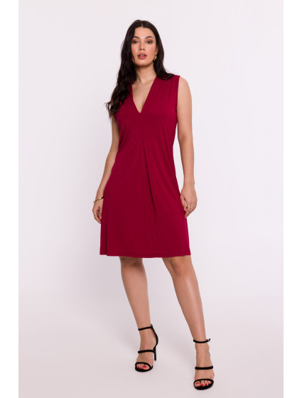 BeWear Šaty B286 Maroon