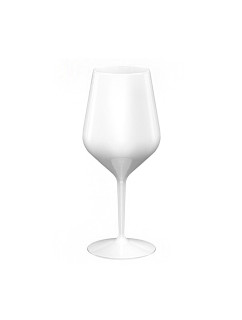 Bílá nerozbitná sklenice na víno 470 ml model 20216702 - Giftela