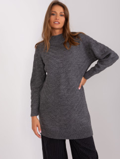 Sweter BA SW 8013.14P ciemny szary