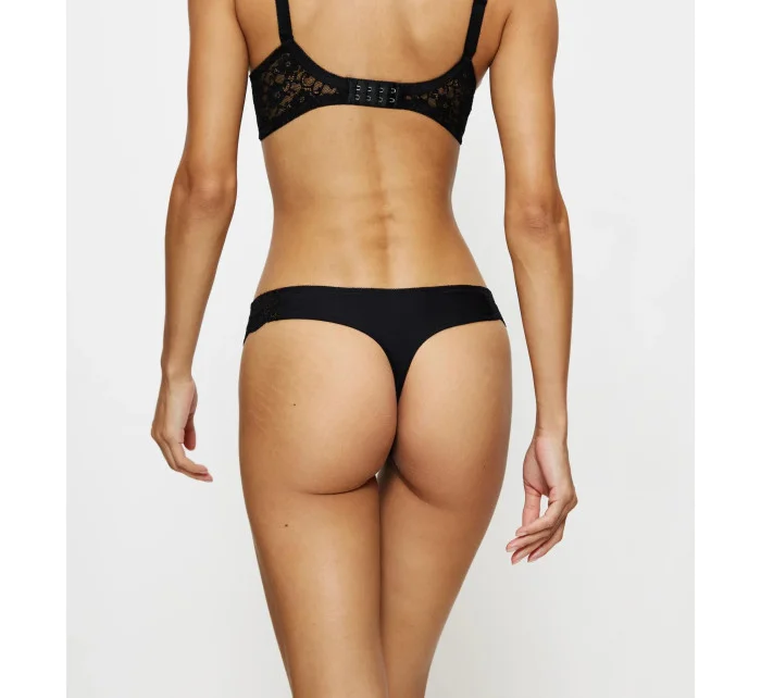 Dámske tangá Amourette Hipster String - BLACK - black 0004 - TRIUMPH