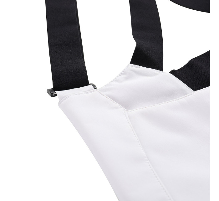 Dámske lyžiarske softshellové nohavice ALPINE PRO GERANA white