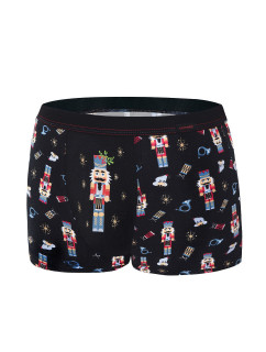 Boxerky  Black Merry Christmas  model 17595562 - Cornette