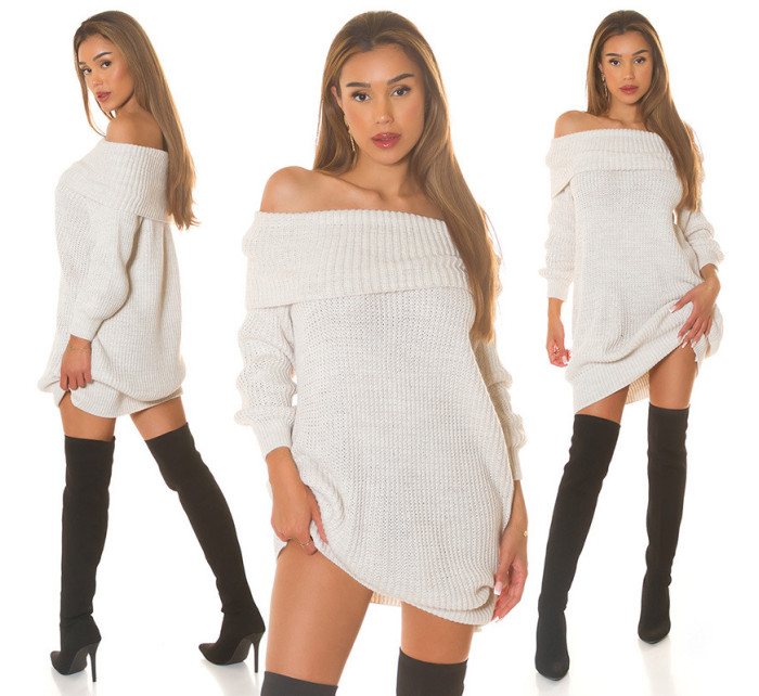 Sexy Koucla off-shoulder Knit Dress