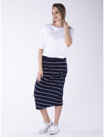 Look Made With Love Sukne 518 Patricia Navy Blue/White